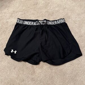 Under Armour Women's Black Athletic Shorts